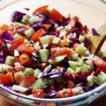 Ceasar Salat mit roten Linsen