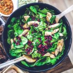 Feldsalat mit roten Linsen